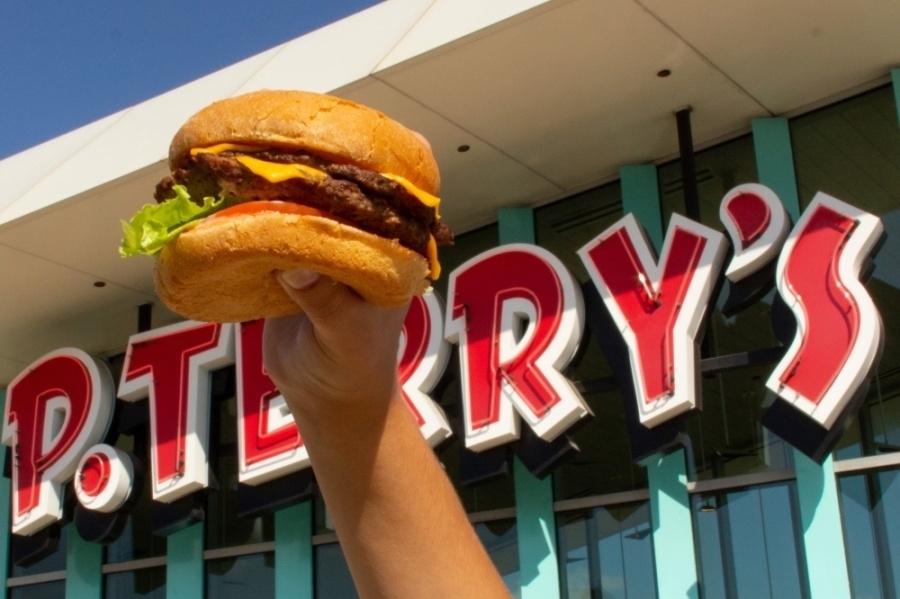 The Austin-based burger joint debuted its first Houston-area restaurant in Richmond, with plans to expand its footprint in the region with four more locations through 2027. (Courtesy P. Terry's)