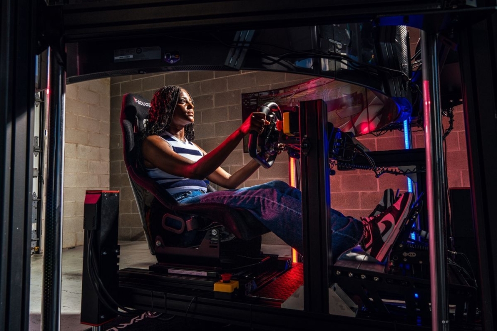 Velocity racing simulators will put guests in the driver's seat. (Courtesy Dylan McEwan)