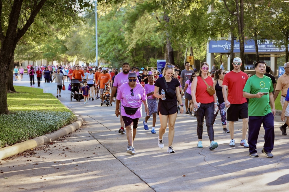 The American Association Heart Walk is designed to improve the health and quality of life for communities. (Courtesy Lone Star College-University Park)