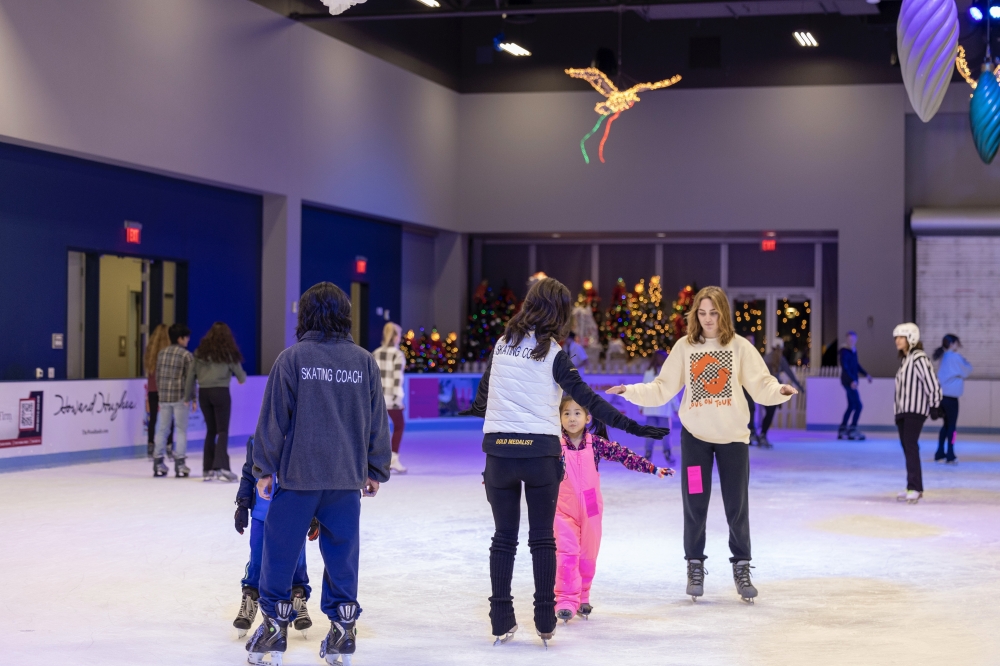 The Woodlands Township invites residents and visitors alike to enjoy The Ice Rink at The Woodlands Town Center this holiday season. (Courtesy The Woodlands Township)