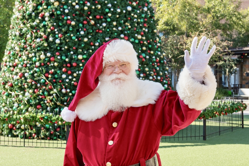 Santa Claus will greet children of all ages and take photos with them at Market Street Nov. 23-Dec. 24. (Courtesy Market Street)