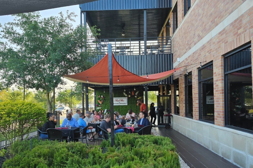 Park Place at the Boardwalk has outdoor patios upstairs and downstairs for its events venue and restaurant. (Courtesy Park Place at The Boardwalk)