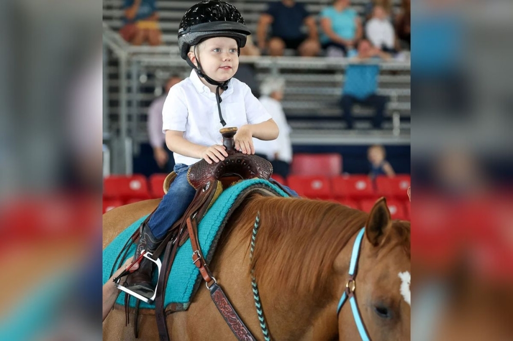 This organization provides horse assisted interactions that can be therapeutic for people ages 2 and older with physical and cognitive, social or emotional needs. (Courtesy Reining Strength)