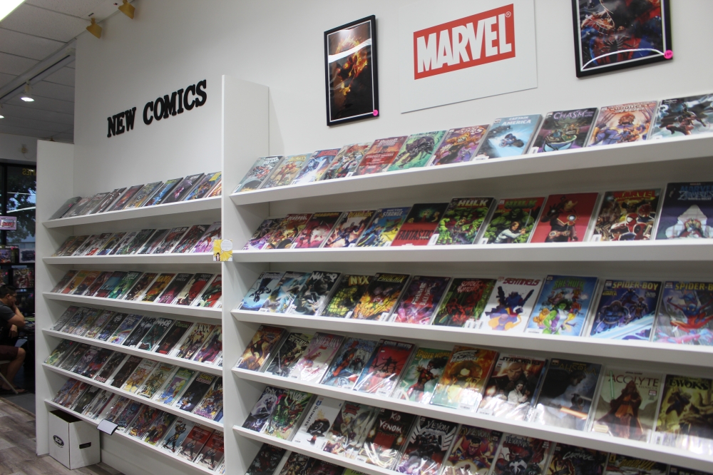 The store carries a variety of comics. (Sarah Hernandez/Community Impact)