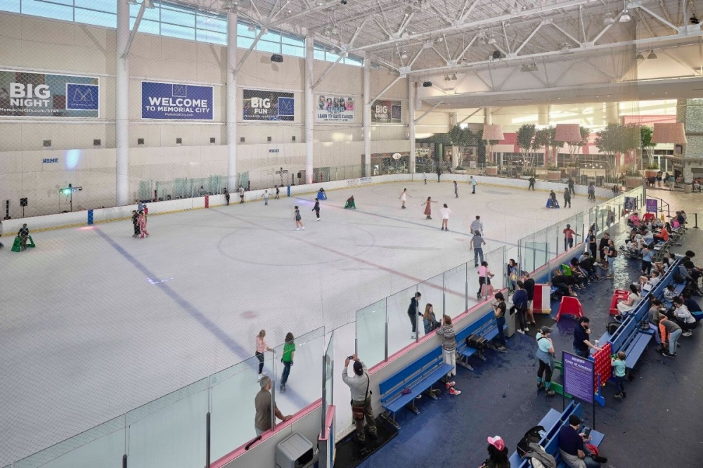 Memorial City retail center has themed-ice skating nights this holiday season. (Courtesy MetroNational)