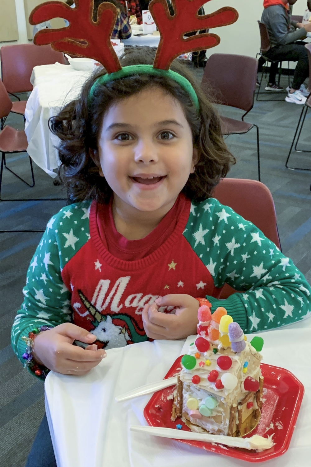 Library officials have stocked up on 300 graham cracker houses to decorate with frosting, candies and more. (Courtesy Bastrop Public Library)