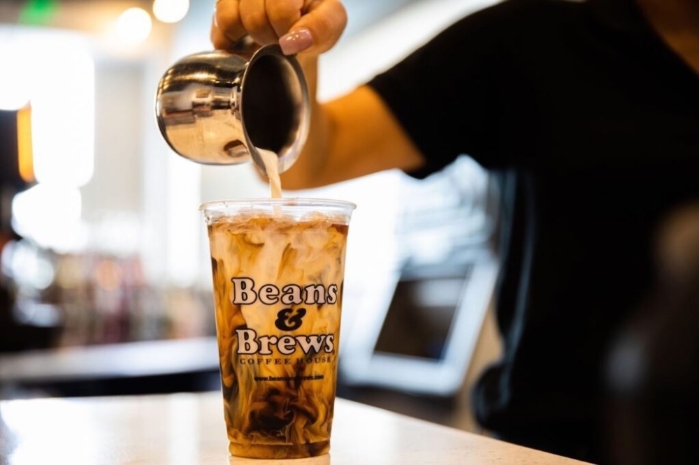 The business sells hot, iced and frozen coffees, teas, energy drinks and a food menu with items made from scratch. (Courtesy Beans & Brews Coffeehouse)