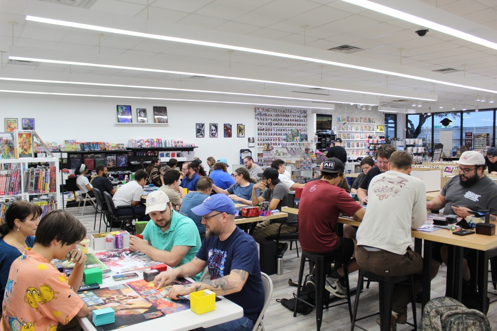 Bat City Games & Comics hosts daily game nights at the store. (Sarah Hernandez/Community Impact)