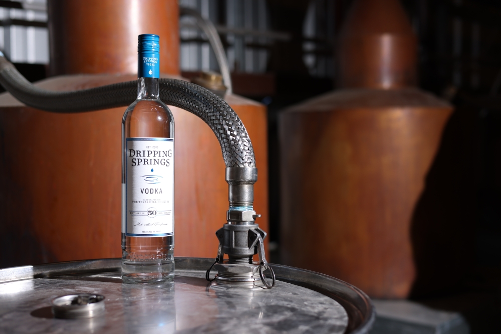 Dripping Springs Vodka is an award-winning vodka. (Courtesy Dripping Springs Distilling)