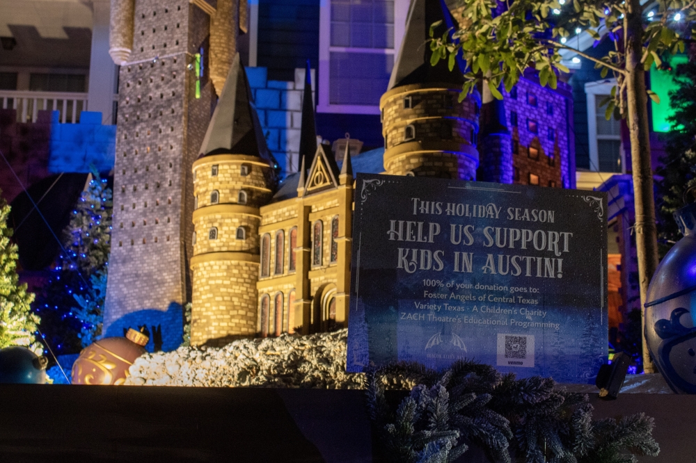 Diagon Alley ATX has fundraised for local charities in Austin since 2019, including Variety, The Children's Charity of Texas, Foster Angels of Central Texas and ZACH Theatre. (Elisabeth Jimenez/Community Impact)