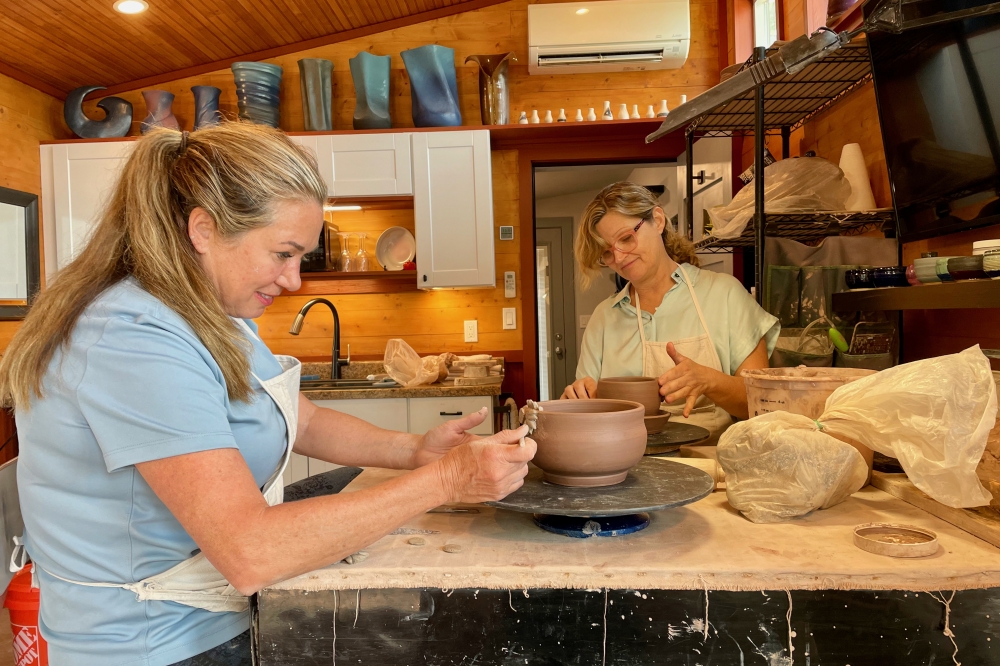 Tucked away among the trees of Lake Hills, West Austin Pottery offers intimate, small group pottery-making classes for all ages and skill levels. (Courtesy West Austin Pottery)