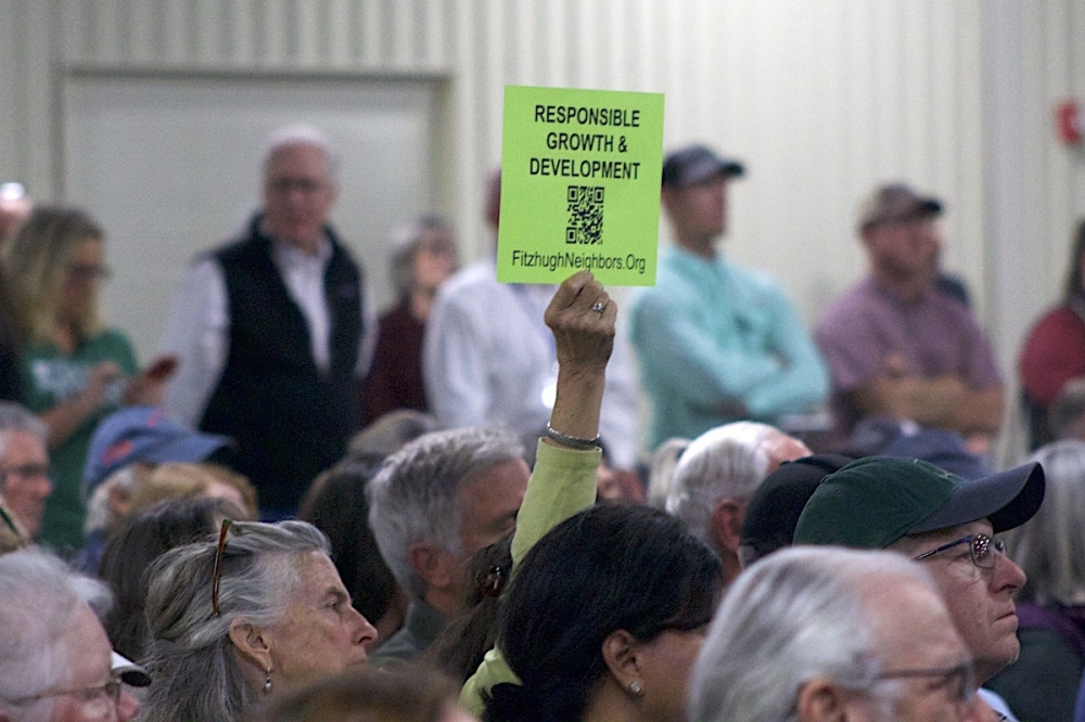 A second public meeting on a pending wastewater permit filed by a California-based company seeking to develop an amphitheater took place Jan. 29, and community members came out to urge officials to deny the permit. (Elle Bent/Community Impact)