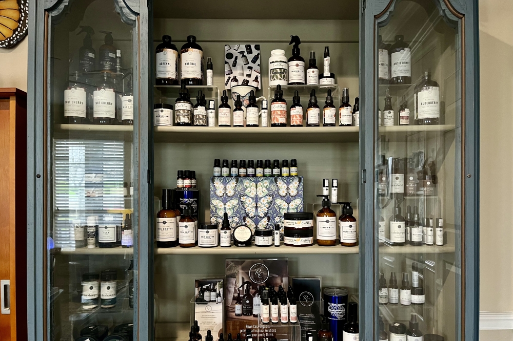 The Mind Connection also offers a natural health shop withBrainMD supplements and Rowe Casa products. (Courtesy The Mind Connection)