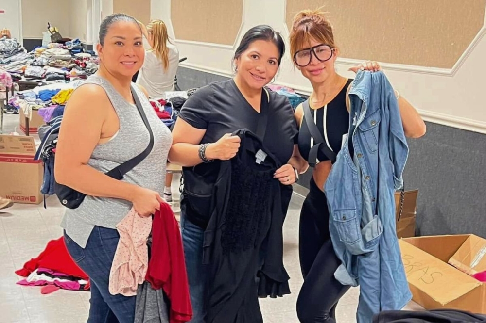 Before the school year begins, Women Leading Success hosts a Single Moms Closet where parents can get back-to-school essential items, including clothes and school supplies. (Courtesy Women Leading Success)