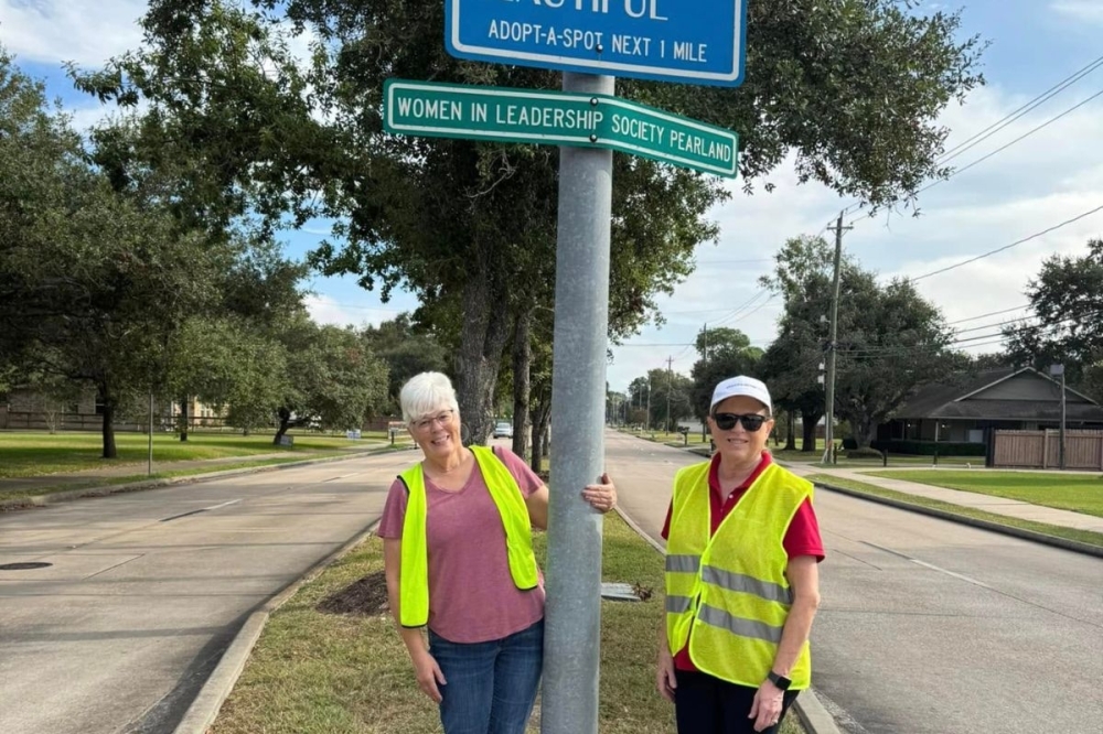 The nonprofit gives back to the Pearland community in multiple ways, including cleaning the streets and offering scholarships for single parents continuing their education, said organization leadership. (Courtesy Women Leading Success)