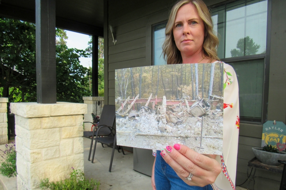 Tiffany Cox and her family built their home in Tahitian Village after their condo was destroyed in the 2011 Bastrop County Complex Fire. (Jane Turchi/Community Impact)