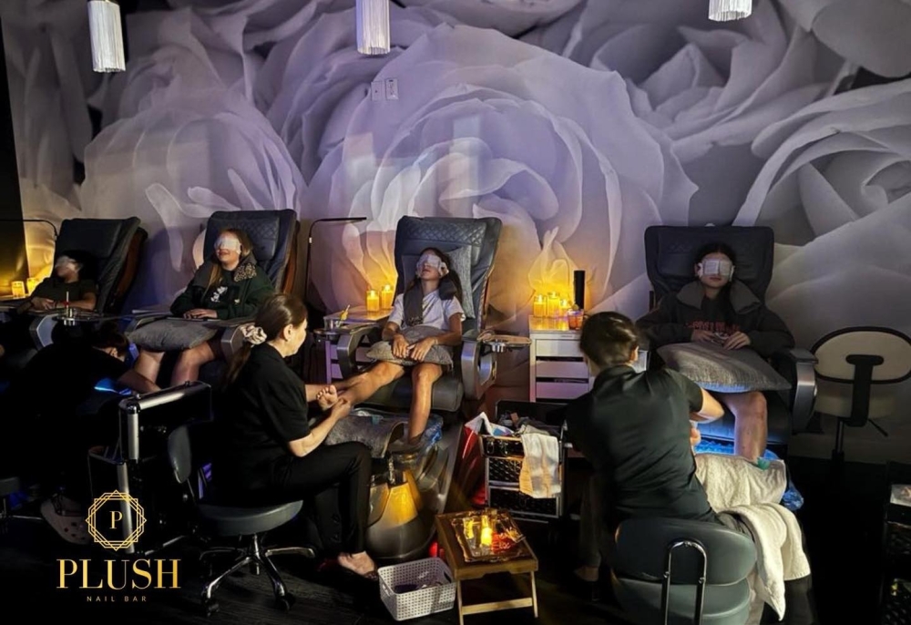 Plush Nail Bar offers manicures, pedicures, facials and threading services (Courtesy Plush Nail Bar)