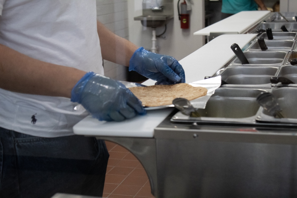 Sivestar Indian Tacos makes tortillas in-house and fresh presses them in front of guests as they order. (Elisabeth Jimenez/Community Impact)