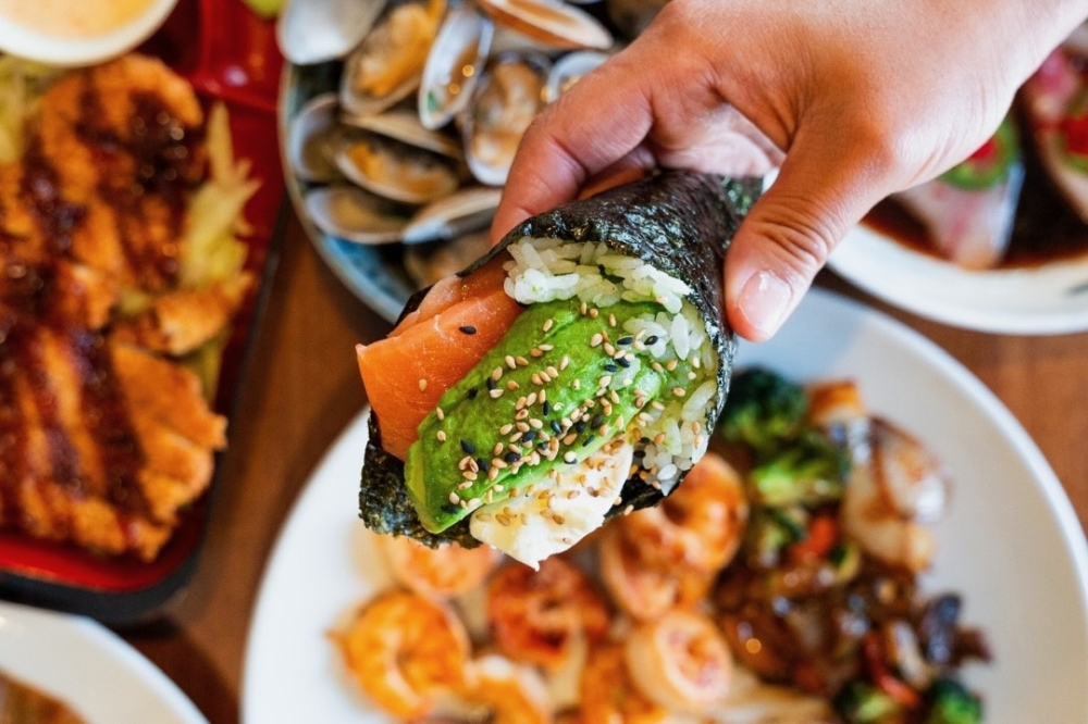 The Japanese restaurant features a sushi bar and hibachi stations. Sushi options include hand rolls, nigiri and sashimi. (Courtesy Sapporo Hibachi & Sushi Bar)