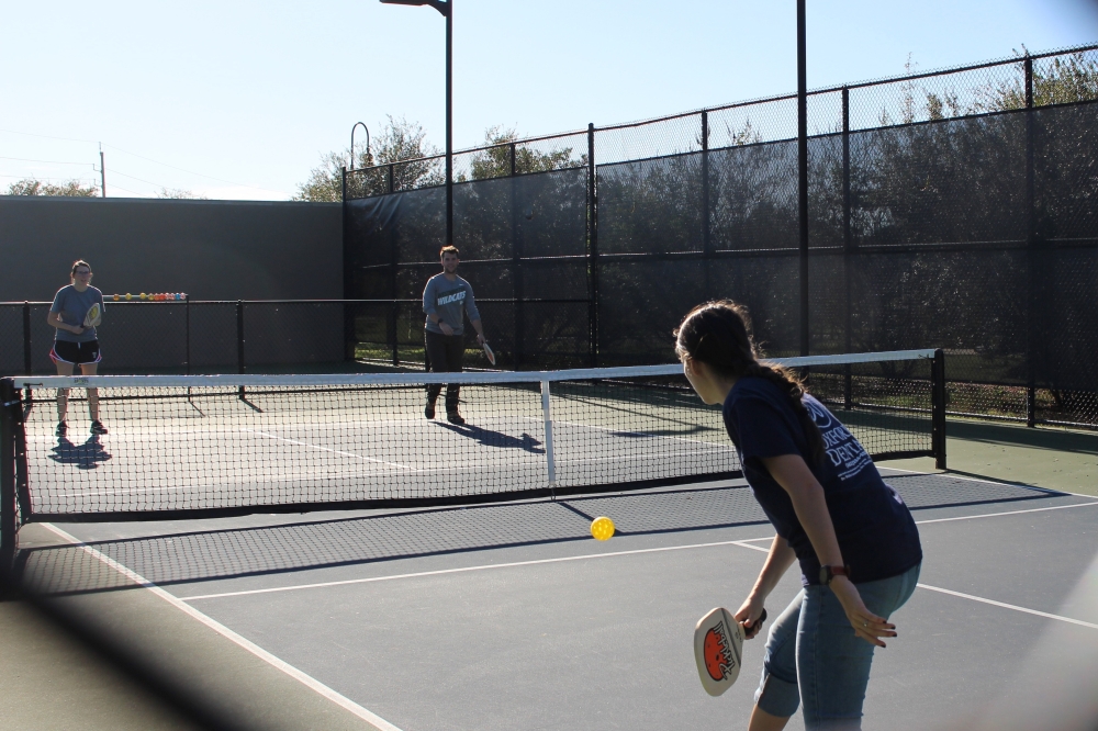 Fulshear officials said residents requested more sports courts and fields, like the pickleball courts at Pine Park. New projects will add park amenities to the city. (Asia Armour/Community Impact)