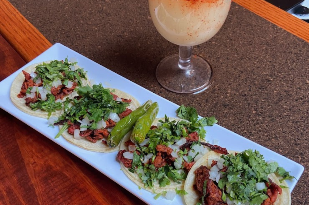 The menu at Quinto Patio features tacos, enchiladas, margaritas and more. (Courtesy Quinto Patio)