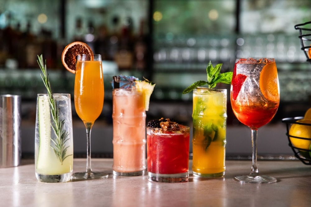 Matthew Mitchell said Traveler's Table's cocktails represent their food philosophy to balance foreign and familiar flavors. (Courtesy Becca Wright)