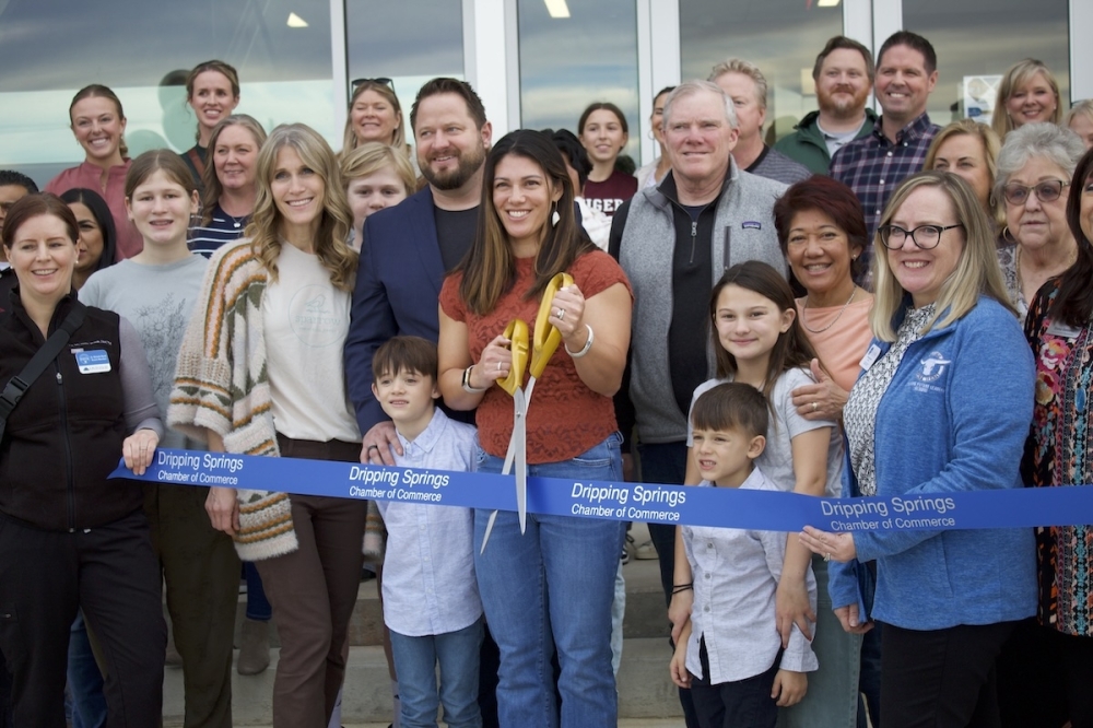 Sparrow Pediatrics Group celebrated its grand opening at a ribbon cutting ceremony with the Dripping Springs Chamber of Commerce on Jan. 30. (Elle Bent/Community Impact)