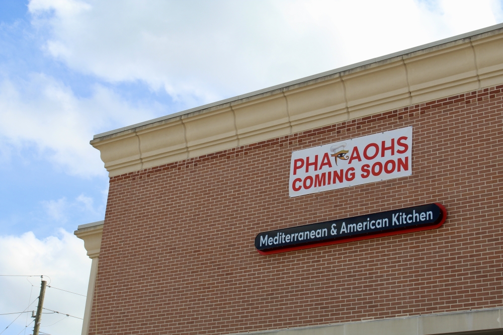 Pharaohs Kitchen has plans to open by the end of February. (Jovanna Aguilar/Community Impact)