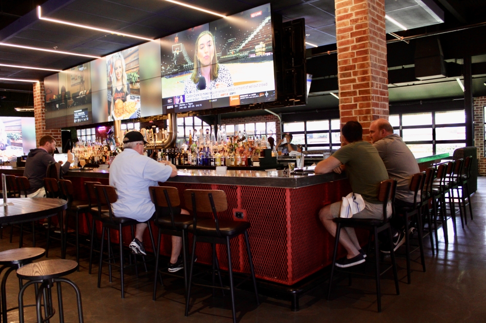 Watch the Super Bowl at Ale & Ivy, a restaurant and sports bar with 37 TVs. (Jovanna Aguilar/Community Impact)