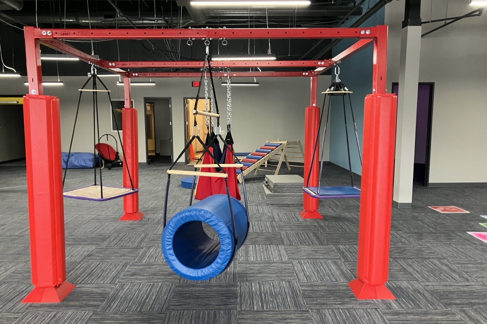 The Sensory Club features a gym with occupational therapy equipment for people of all ages with disabilities. (Courtesy The Sensory Club)