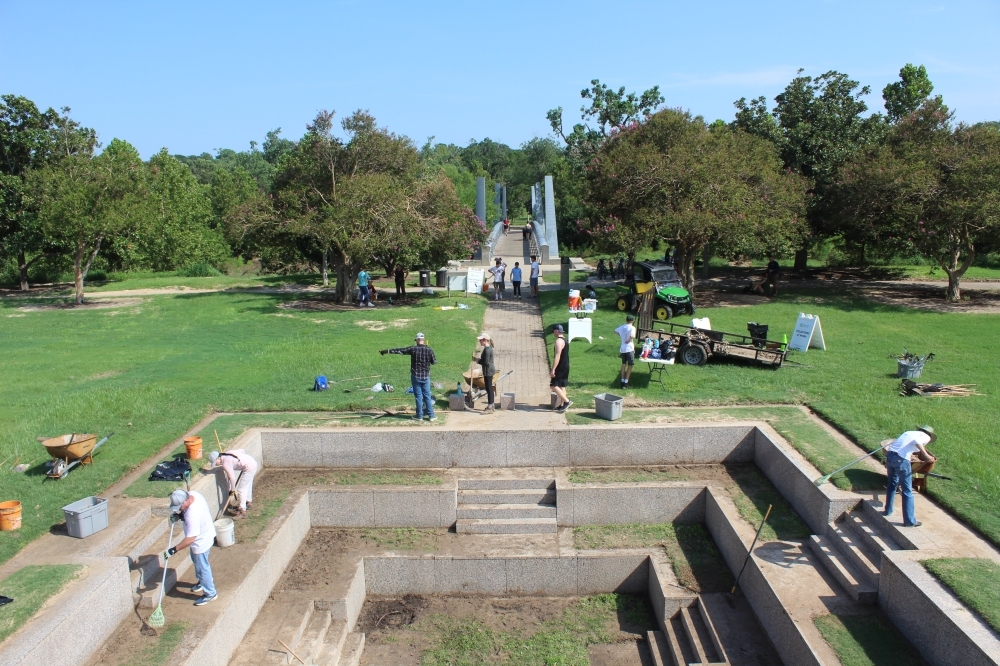 The park is 160-acres and stretches along Shepherd Drive to Sabine Street. (Shawn Arrajj/Community Impact)