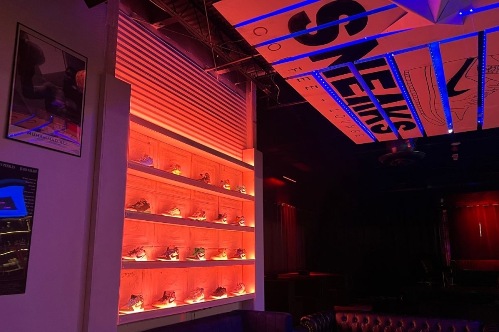 The speakeasy lounge at Sneaks has a different theme for each night of the week, the owner said. (Asia Armour/Community Impact)