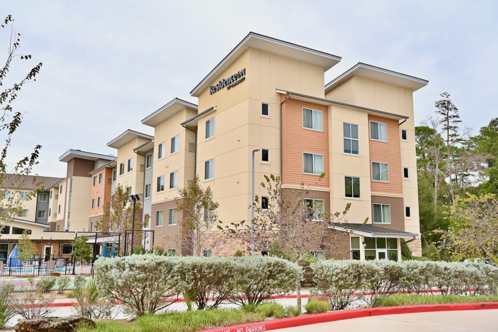 Residence Inn Houston City Place—a four-story, 128-suite hotel—opened in 2015 at 22814 Holzwarth Road, Spring. (Courtesy City Place)