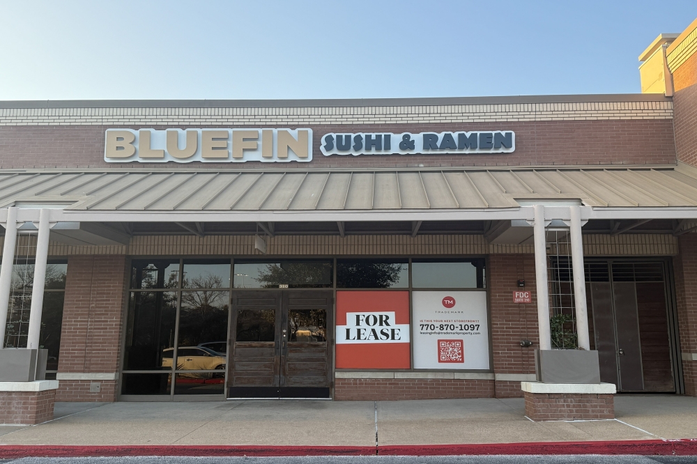 Bluefin Sushi Bar and Ramen is conducting renovations on a new location in The Arboretum. (Dacia Garcia/Community Impact)