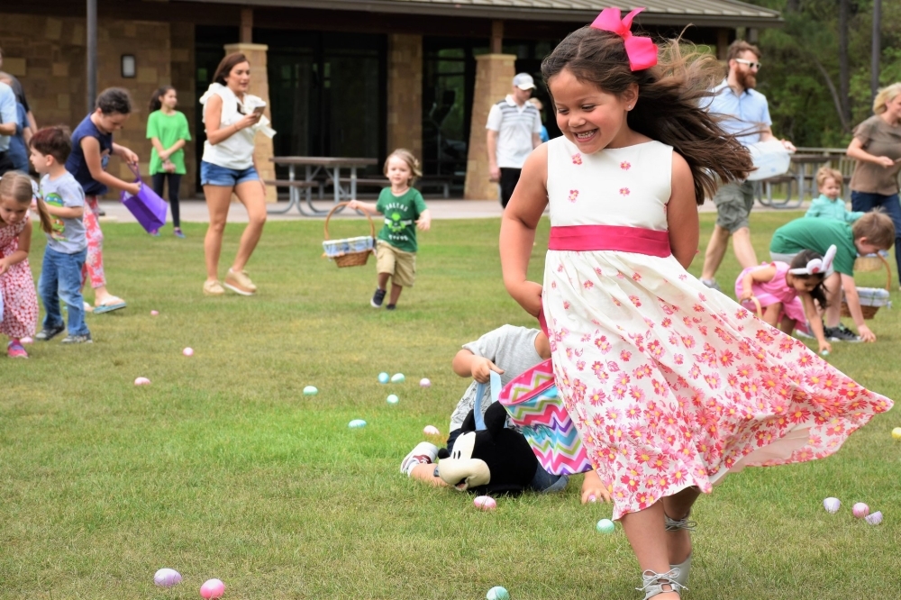 The Woodlands-area residents can enjoy an Easter egg hunt. (Courtesy The Woodlands Township)