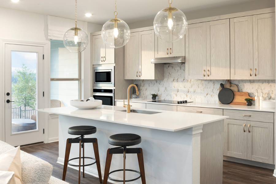 PulteGroup townhome community in Cedar Park kitchen photo