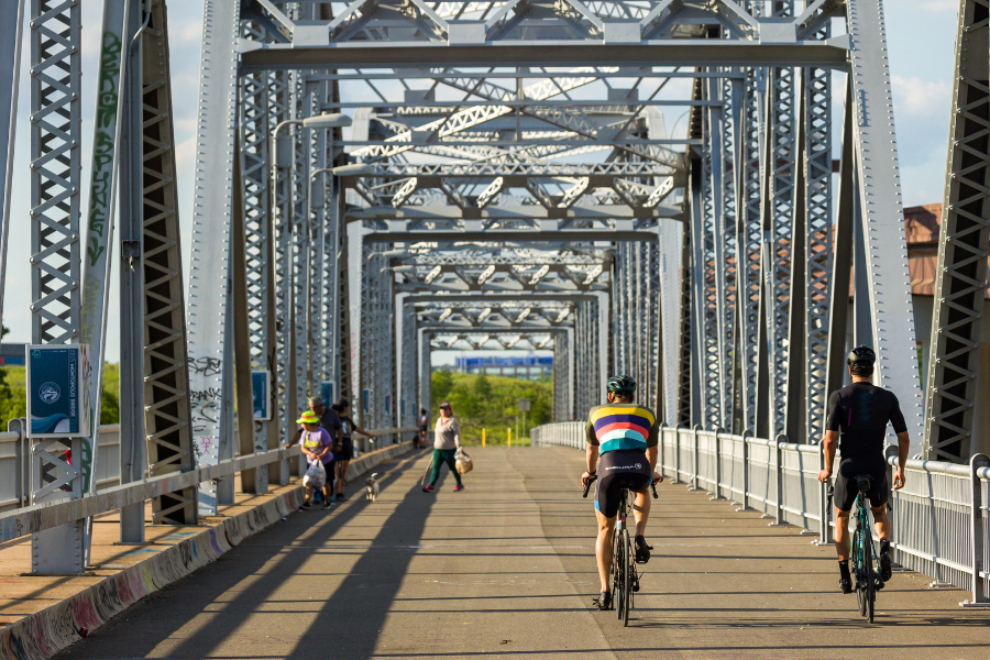 Bikers on 183A Toll road in Austin
