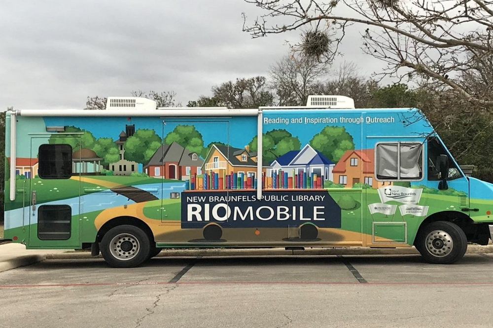 The new project will be replacing the RIOmobile which was created to support community needs while the city had only one library location. (Courtesy of the city of New Braunfels)