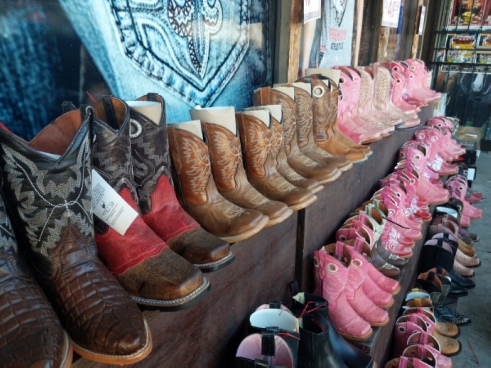 This retail shop sells Western-inspired clothing, footwear and hats for men, women and children. (Courtesy Gomez Boot Ranch)