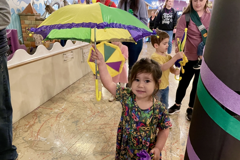 Celebrate Mardi Gras at The Woodlands Children's Museum. (Courtesy The Woodlands Children's Museum)