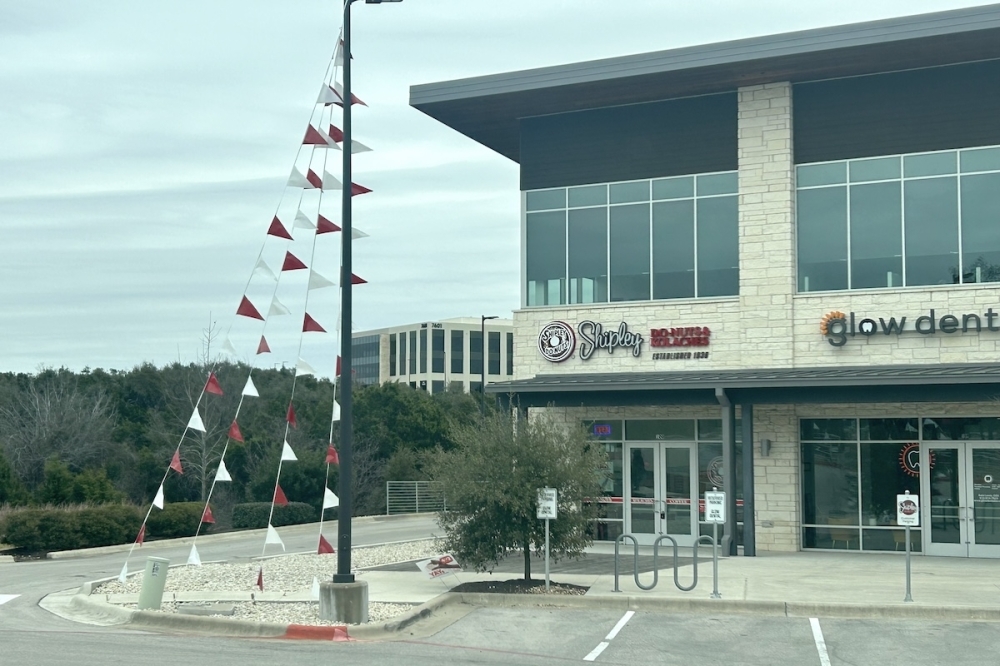 The new Shipley Do-Nuts is located off Southwest Parkway next to Glow Dental. (Elle Bent/Community Impact)