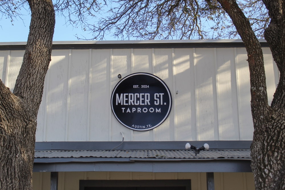 The name Mercer St. Taproom pays homage to the historic Mercer Street, which was the 'road to the Hill Country,' co-owner Jay Moreno said. (Elisabeth Jimenez/Community Impact)