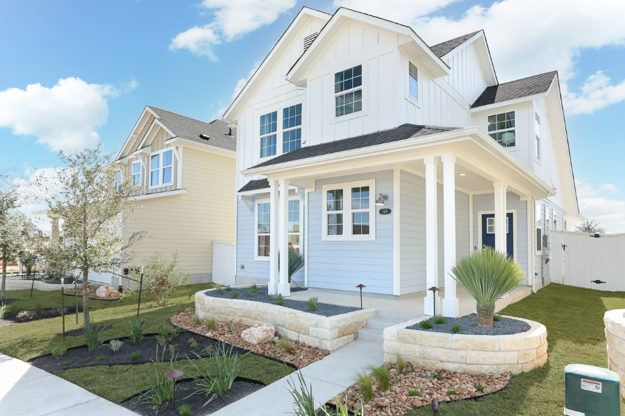 New home community model home