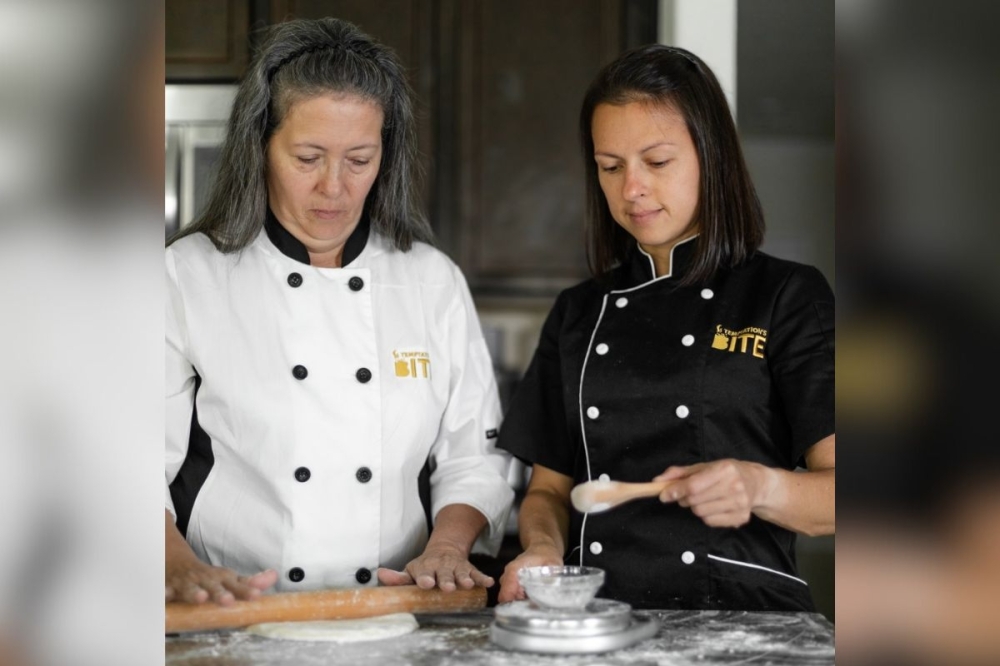 Mother-and-daughter duo Nora Varela (left) and Melissa Merlina built the Temptation's Bite brand on principles of love, Merlina said. (Courtesy Temptation's Bite)