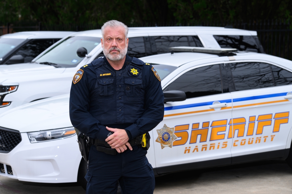 Mike Koteras, a captain with the Harris County Sheriff's Office, oversees District 1 in north Harris County. (Jamaal Ellis/Community Impact)