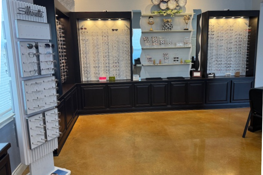 Feeser Eyecare eye glasses selection