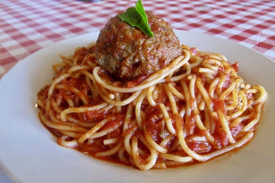 The spaghetti meatball ($15) is an award winning pasta simmered in marinara sauce. (Courtesy Fabio's Italian Kitchen)