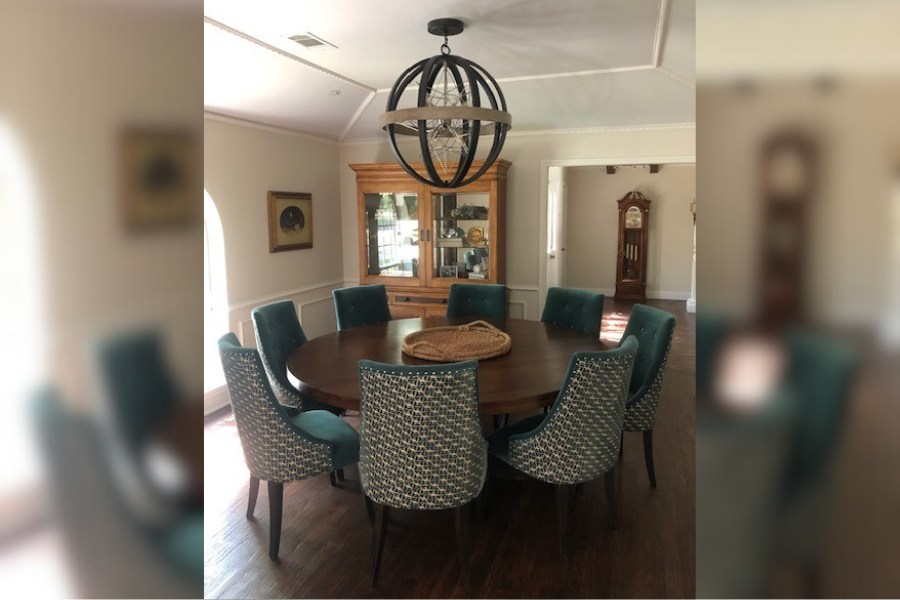 Dining room remodel in Richardson