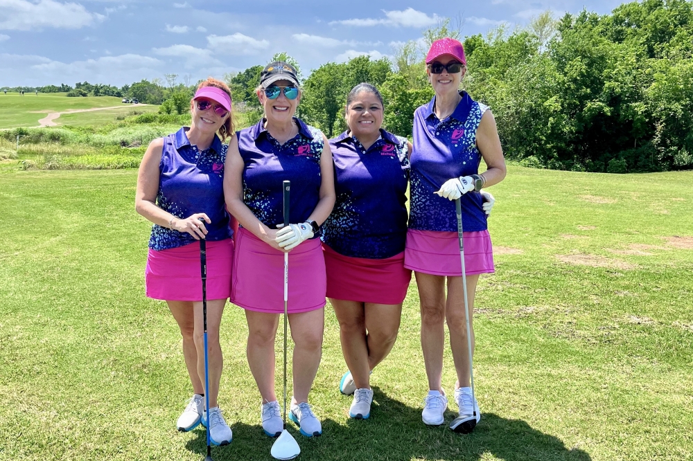 Nikki Shealy created a golf team with members of the YogaOne Kingwood to play golf for charity and give back to the community.(Courtesy YogaOne Kingwood)