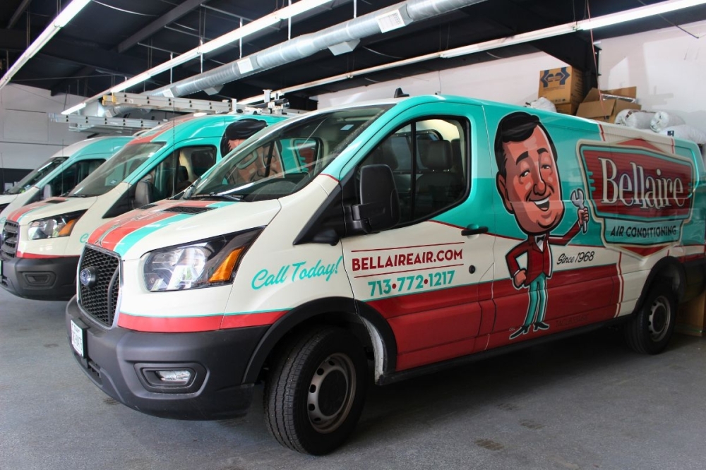 Bellaire Air Conditioning's rebrand in 2022 pays homage to Rusty Miller's dad and the business' founder, Phillip Miller, and the 1960s era in which the company was established. (Asia Armour/Community Impact)